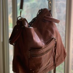 Lucky Brand leather satchel purse
